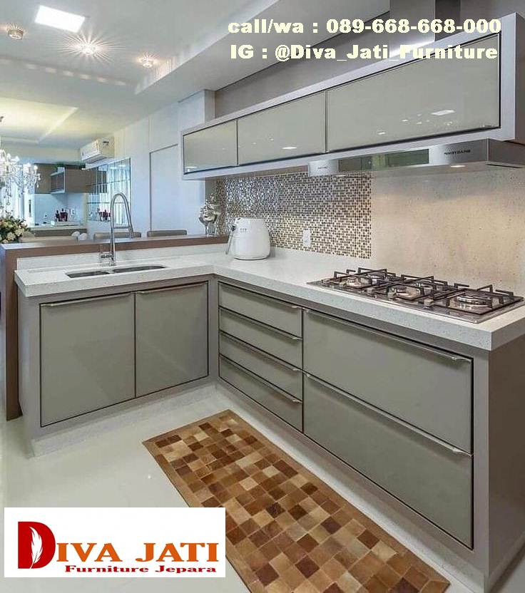 Jual Kitchen Set Hpl Pati Desain Terbaru Minimalis